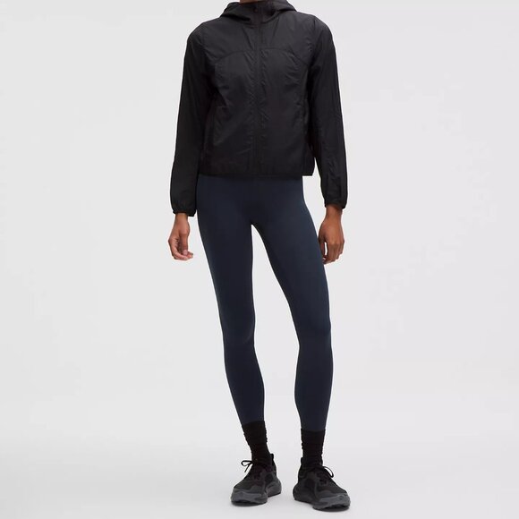 Lululemon Navy Thermal High-Rise Running Tight 28" Size 14 - Picture 2 of 7